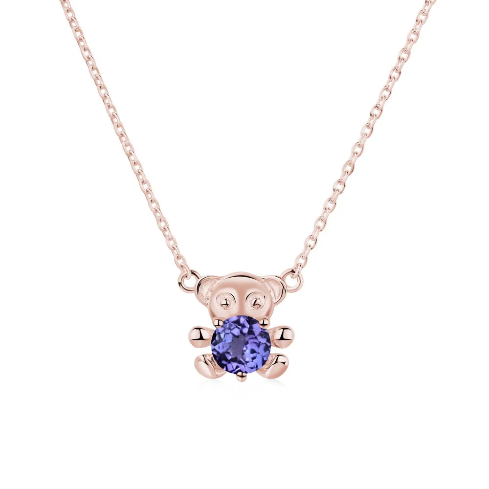 Tanzanite Bear Necklace - Image 7