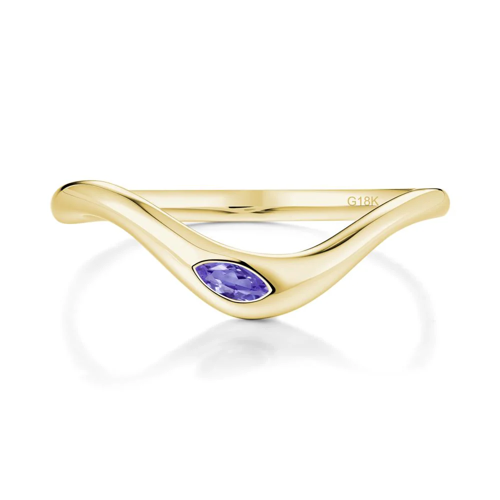 Tanzanite Flow Stackable Nesting Ring - Image 8