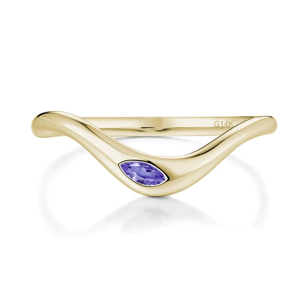 Tanzanite Flow Stackable Nesting Ring - Image 9