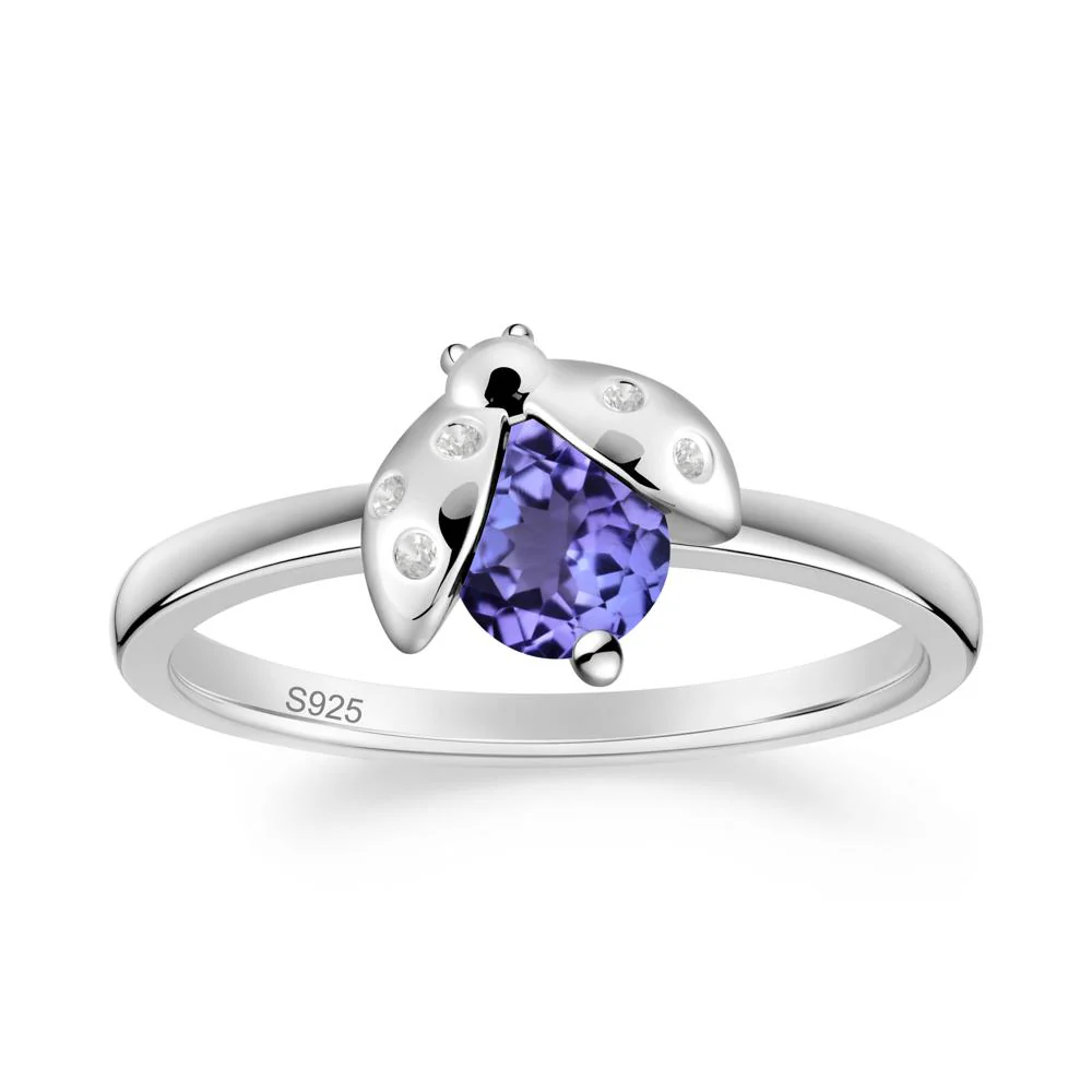 Tanzanite Ladybug Ring - Image 2