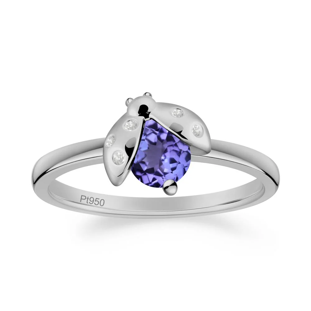 Tanzanite Ladybug Ring - Image 7