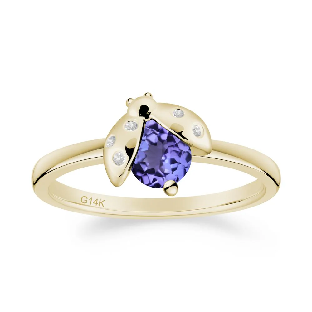 Tanzanite Ladybug Ring - Image 9