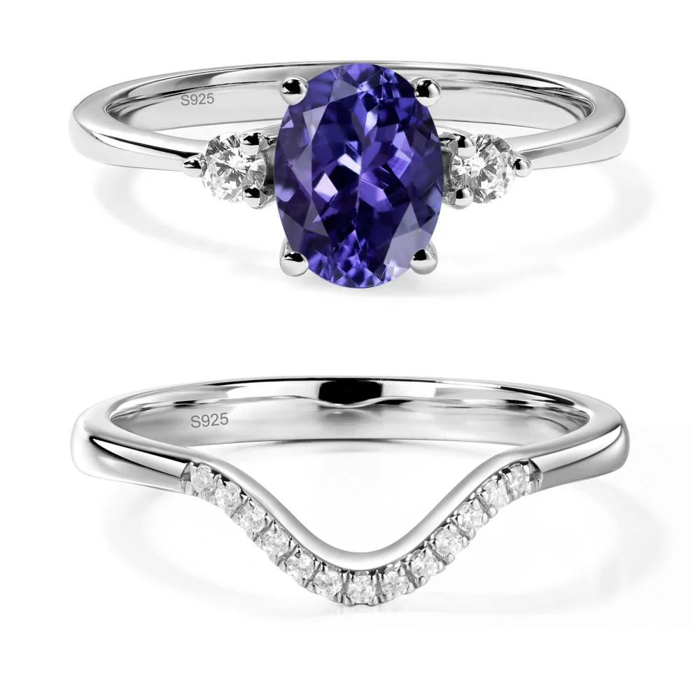 Trilogy Oval Tanzanite Ring - Image 27
