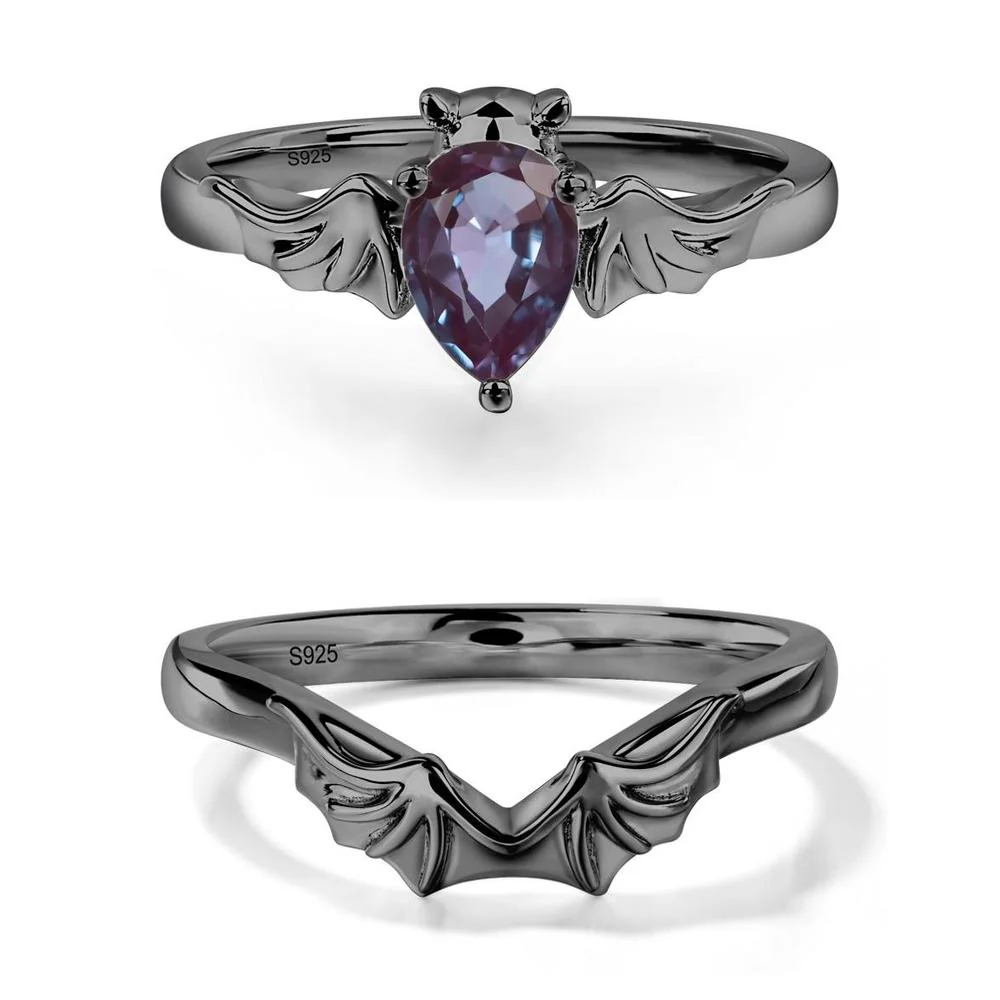 Alexandrite Bat Engagement Ring - Image 23