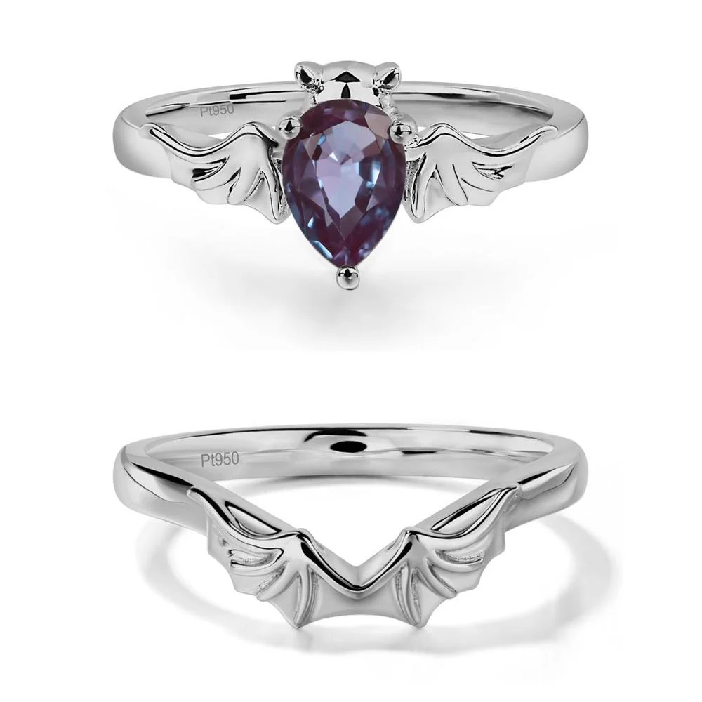 Alexandrite Bat Engagement Ring - Image 25