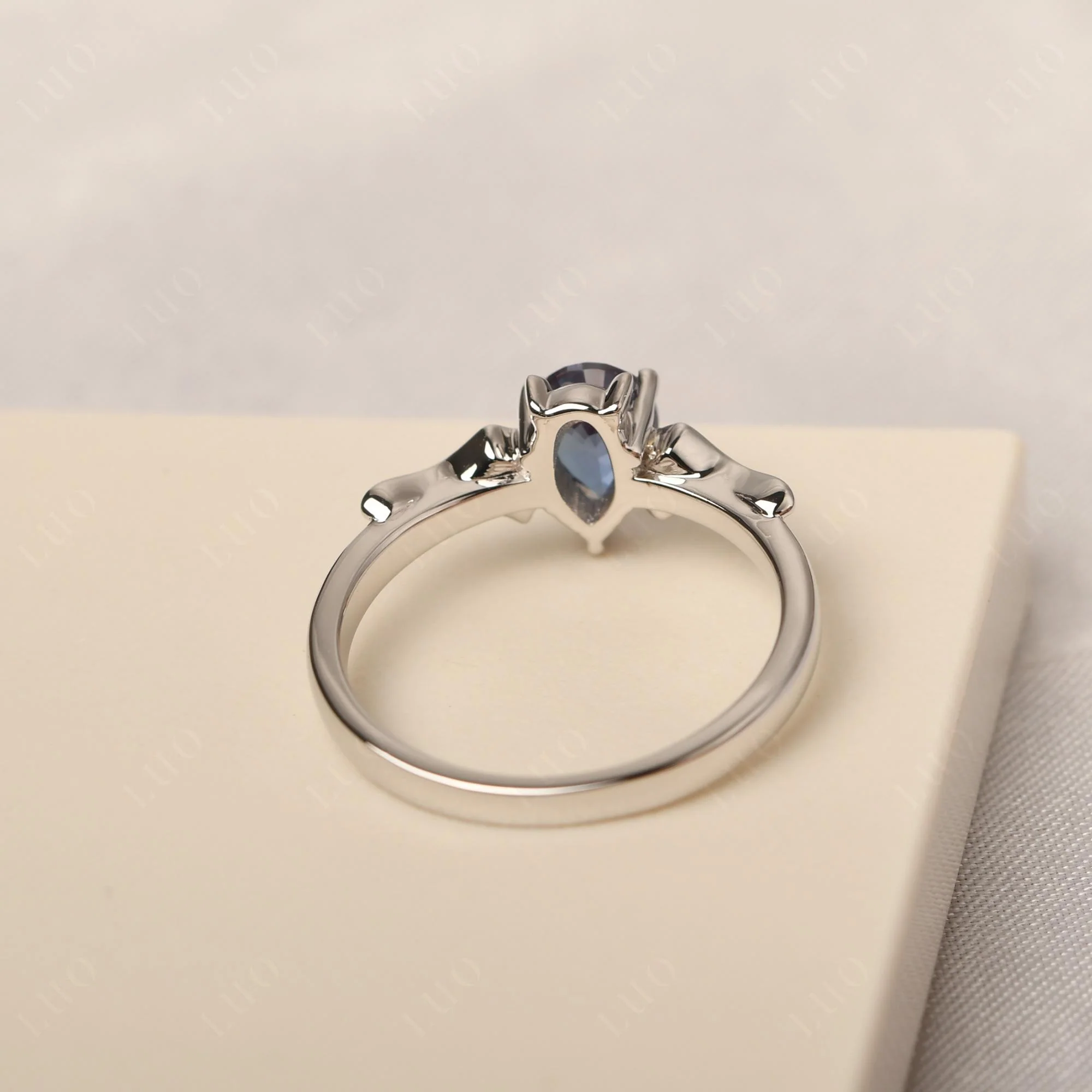 Alexandrite Bat Engagement Ring - Image 31