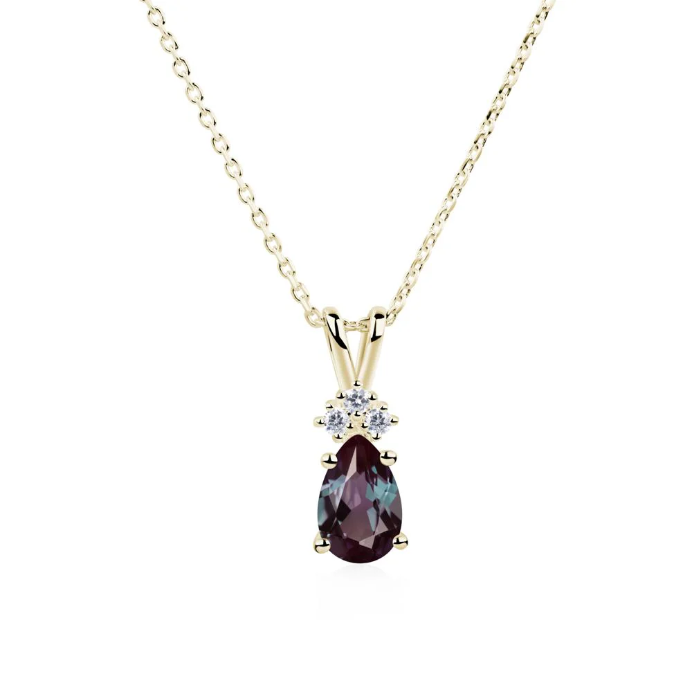 Pear Shaped Alexandrite Necklace - Image 5