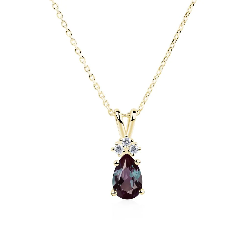 Pear Shaped Alexandrite Necklace - Image 8