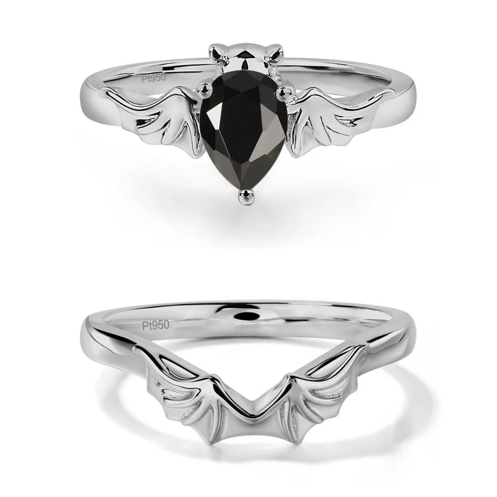 Black Spinel Bat Ring - Image 25