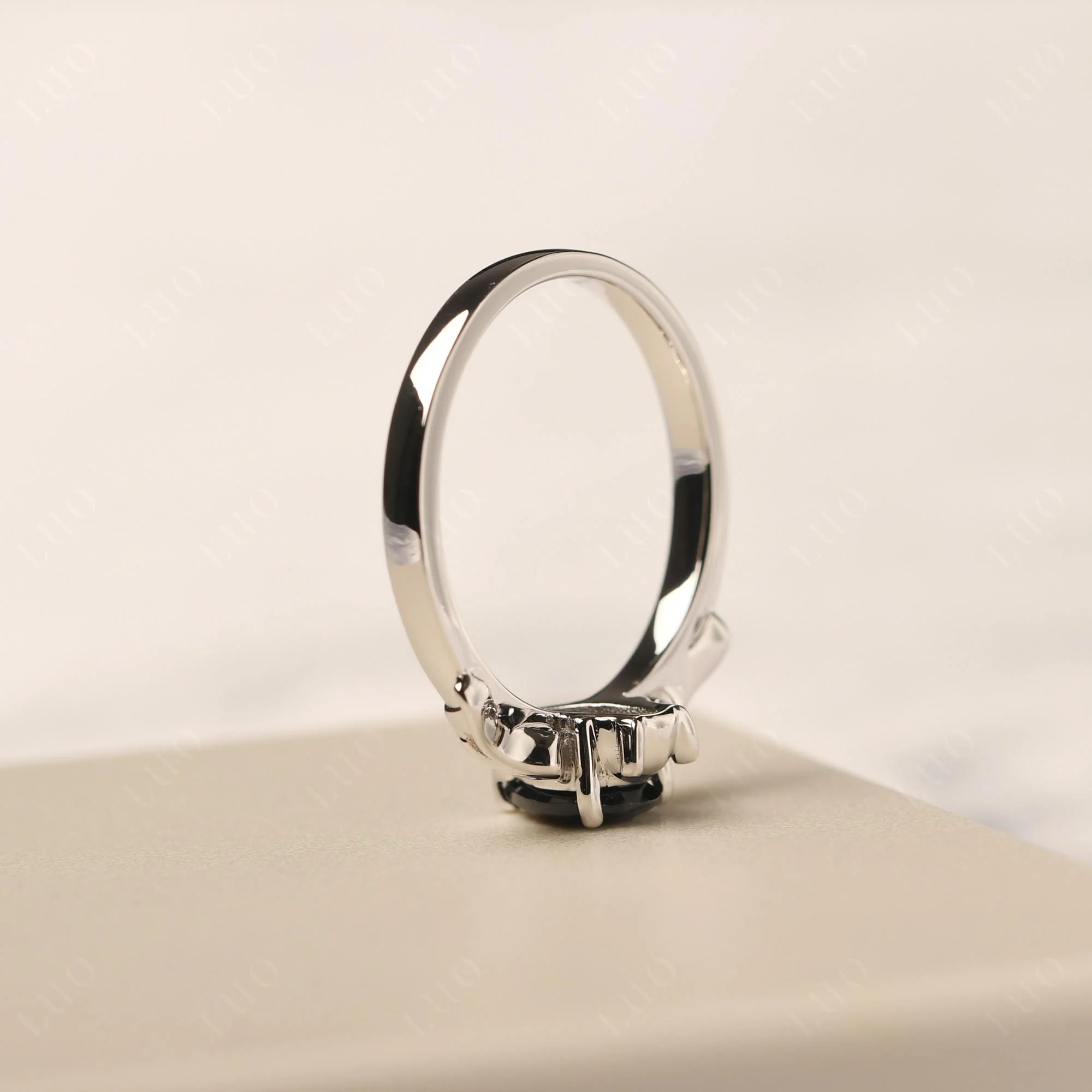 Black Spinel Bat Ring - Image 32