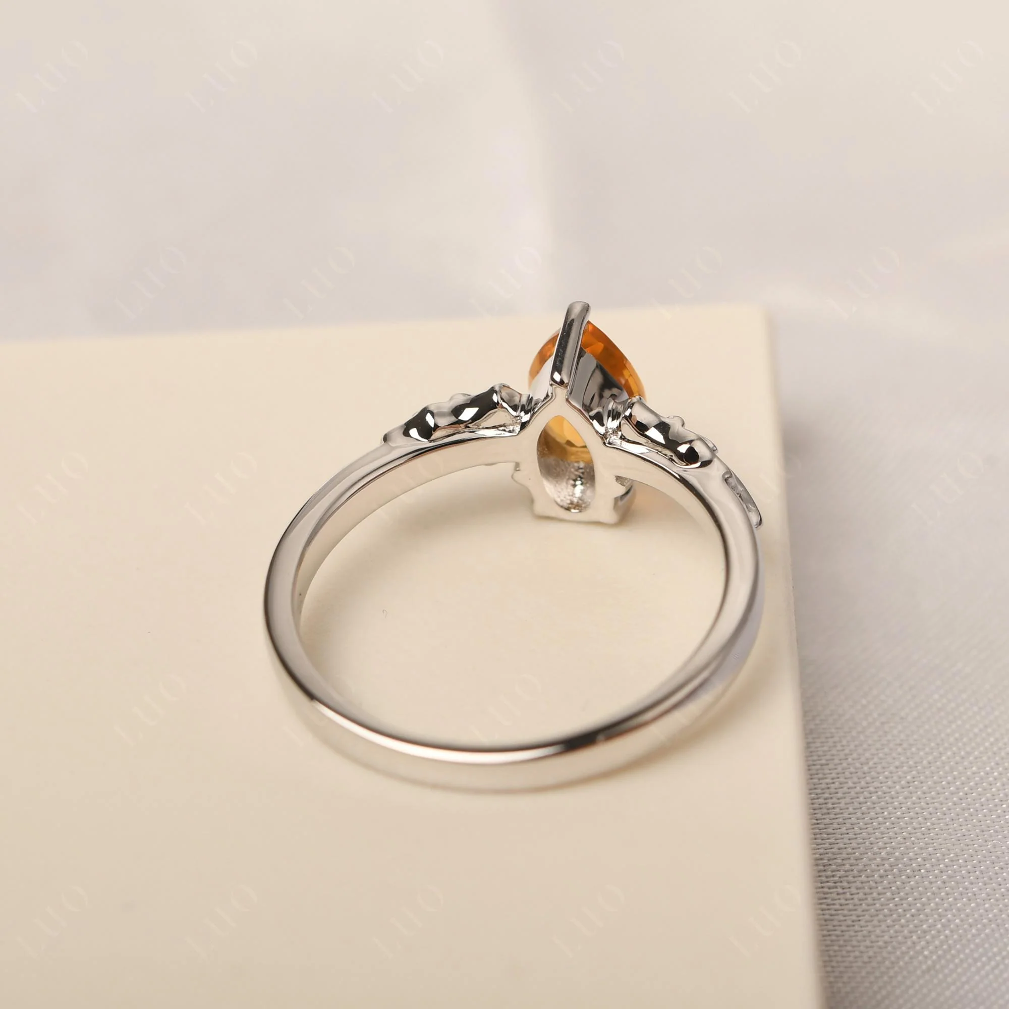 Citrine Gothic Promise Ring - Image 31