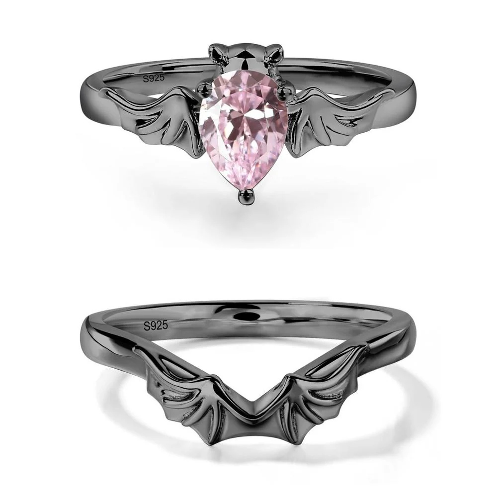 Pink Cubic Zirconia Bat Ring - Image 23