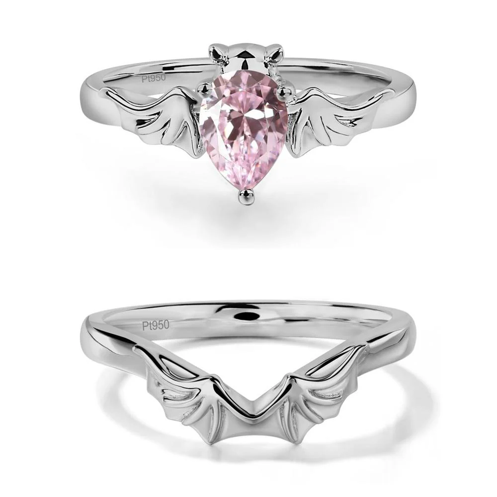 Pink Cubic Zirconia Bat Ring - Image 25