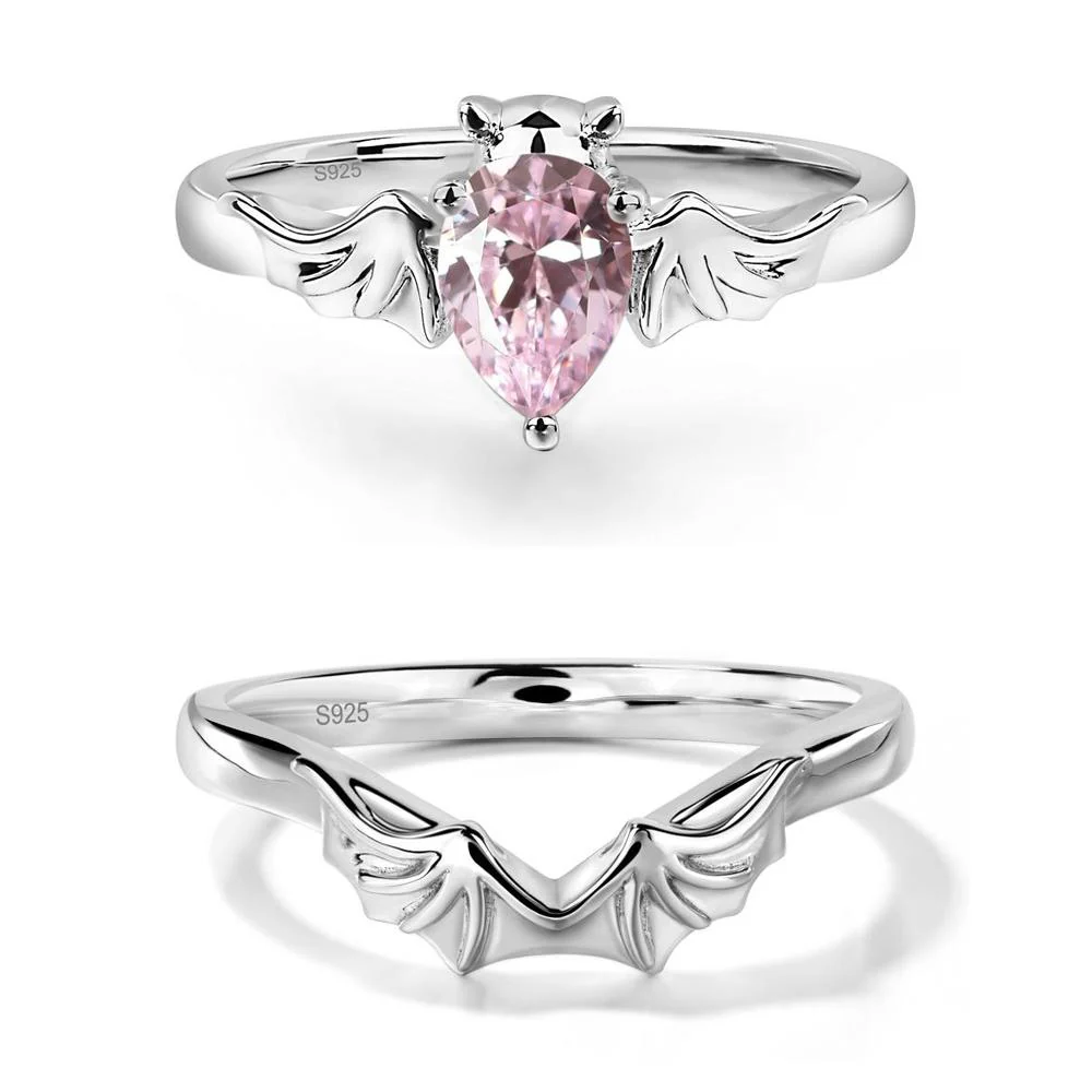 Pink Cubic Zirconia Bat Ring - Image 27