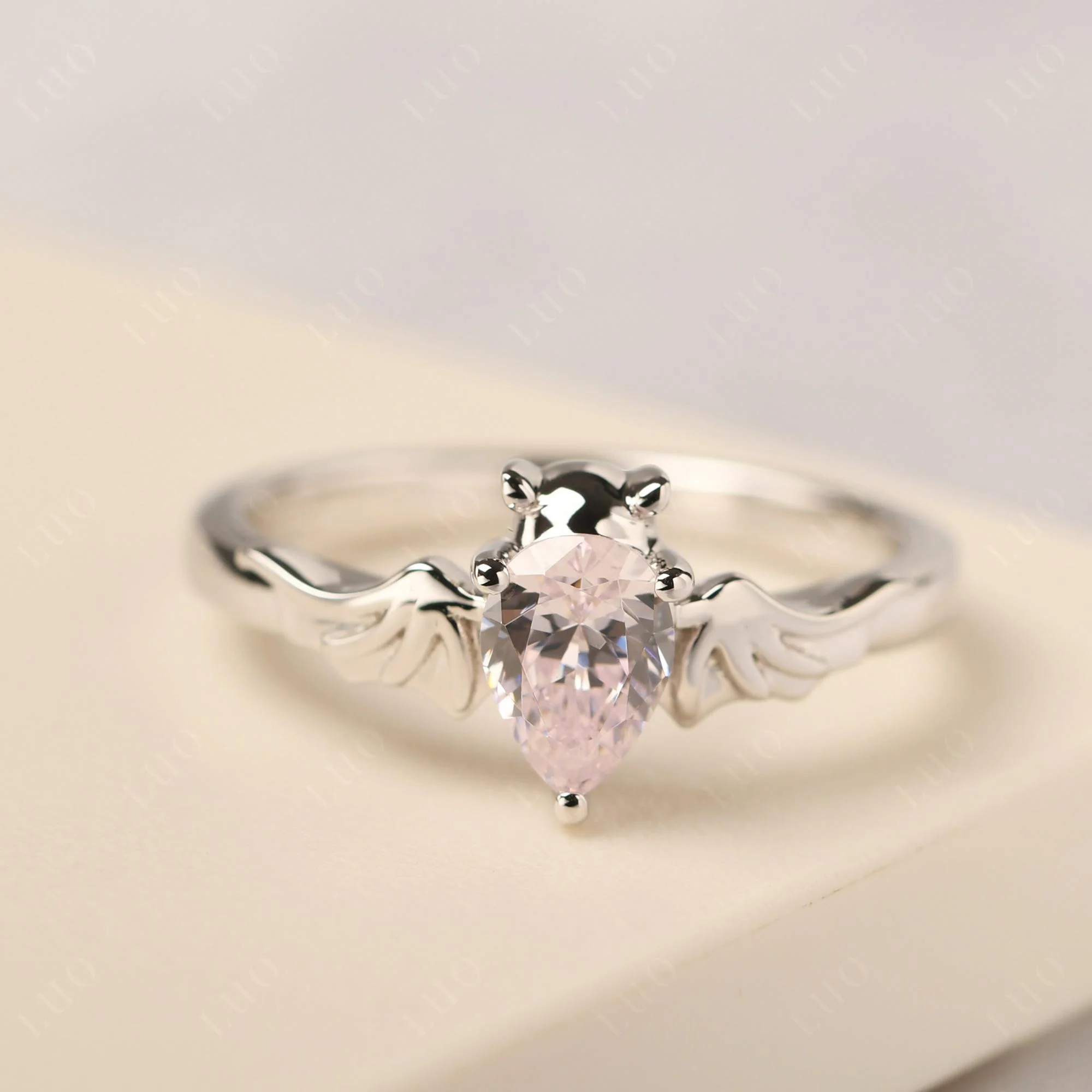 Pink Cubic Zirconia Bat Ring - Image 29