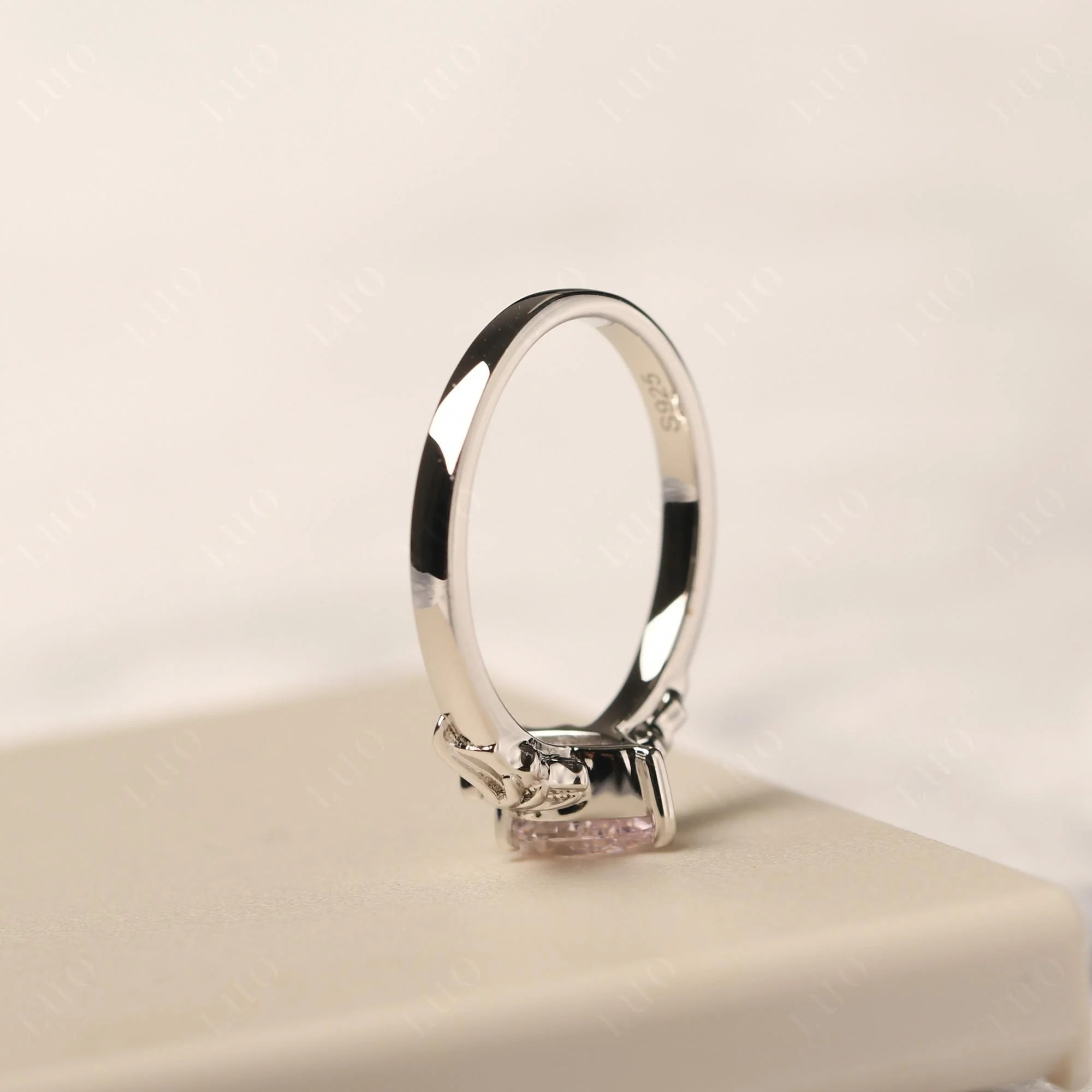 Pink Cubic Zirconia Bat Ring - Image 32