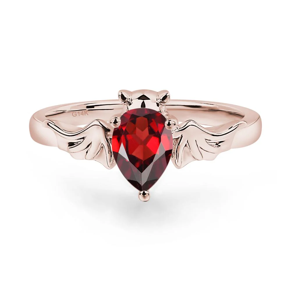 Garnet Bat Ring - Image 7