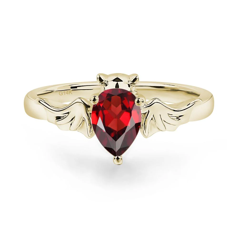 Garnet Bat Ring - Image 9