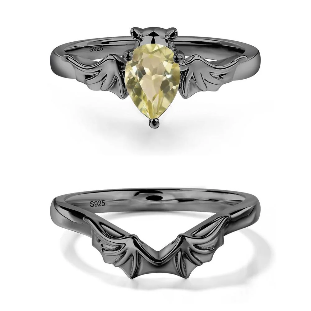 Lemon Quartz Bat Ring - Image 23