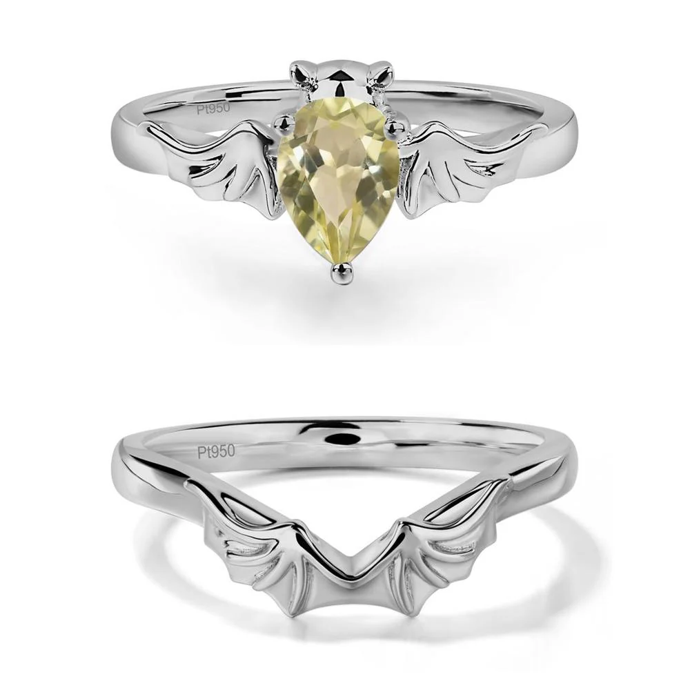 Lemon Quartz Bat Ring - Image 25