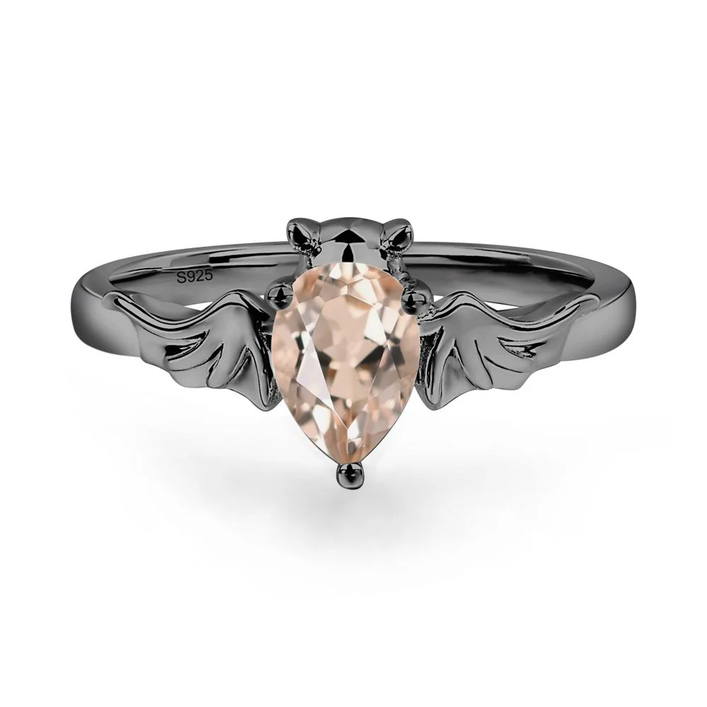Morganite Bat Engagement Ring