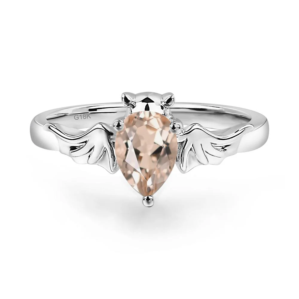 Morganite Bat Engagement Ring - Image 6