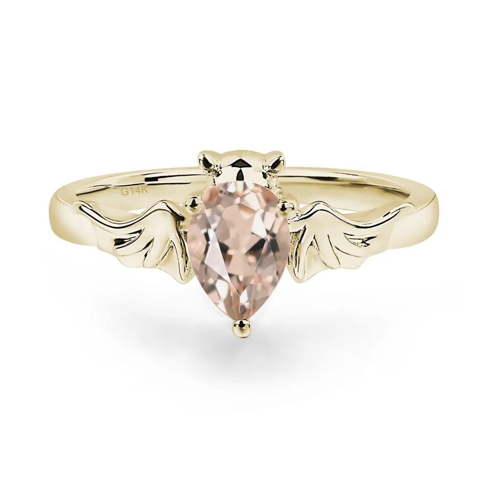 Morganite Bat Engagement Ring - Image 7
