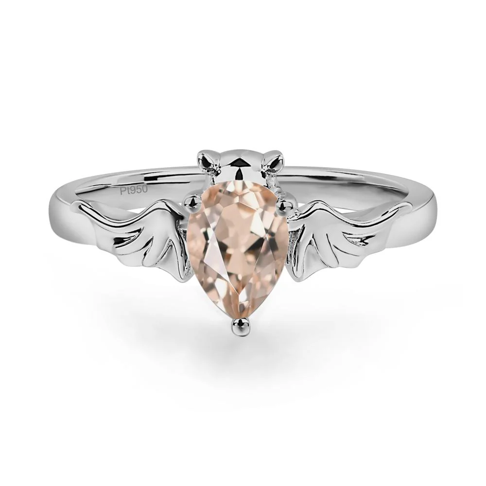 Morganite Bat Engagement Ring - Image 9