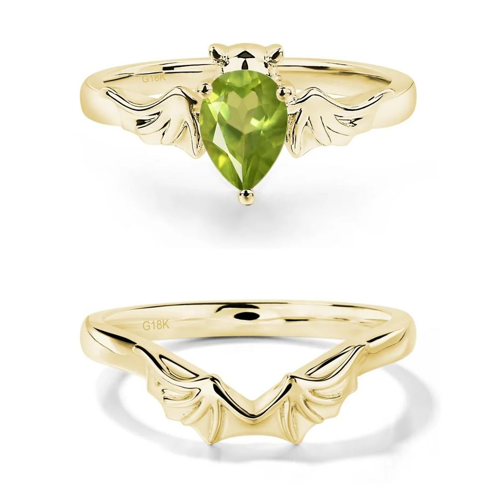 Peridot Gothic Promise Ring - Image 21