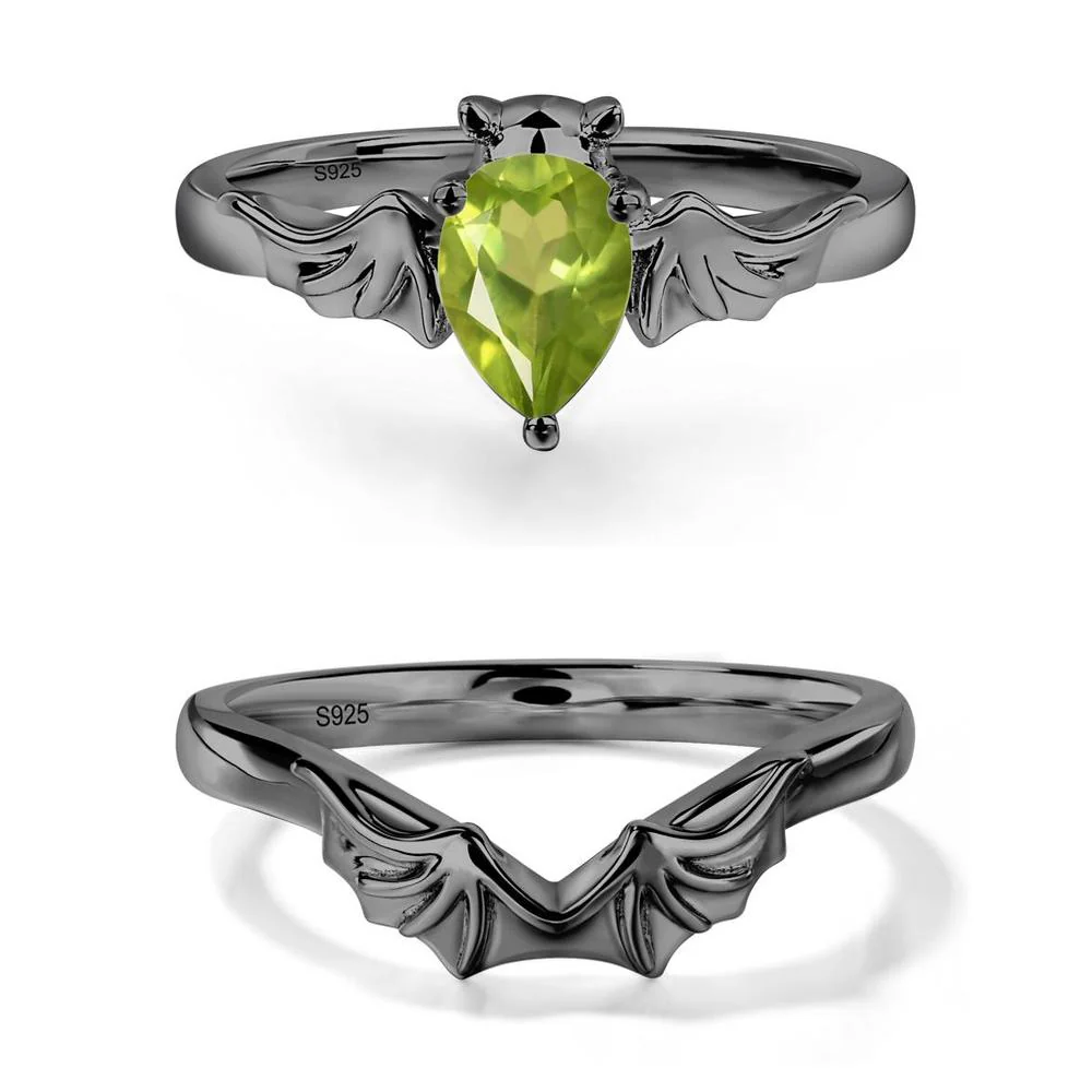 Peridot Gothic Promise Ring - Image 23