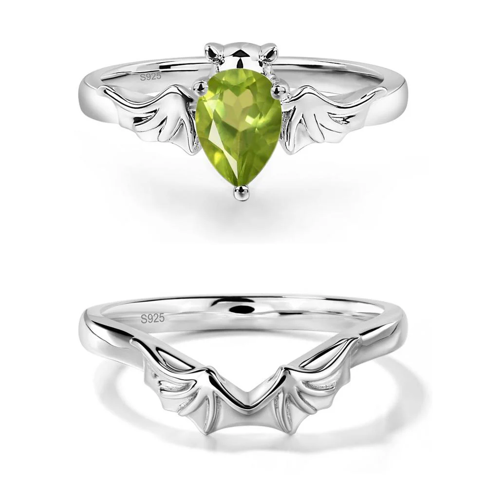 Peridot Gothic Promise Ring - Image 27