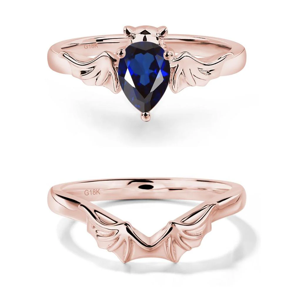 Sapphire Gothic Promise Ring - Image 17