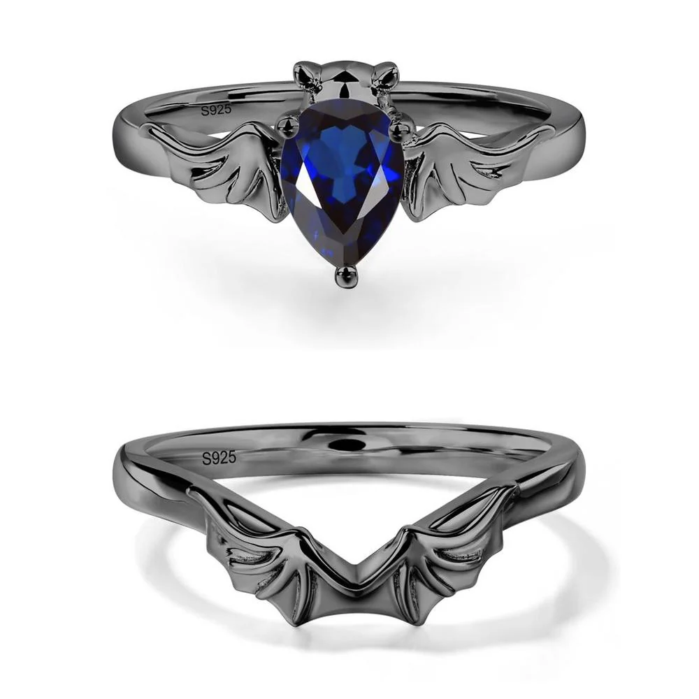 Sapphire Gothic Promise Ring - Image 23