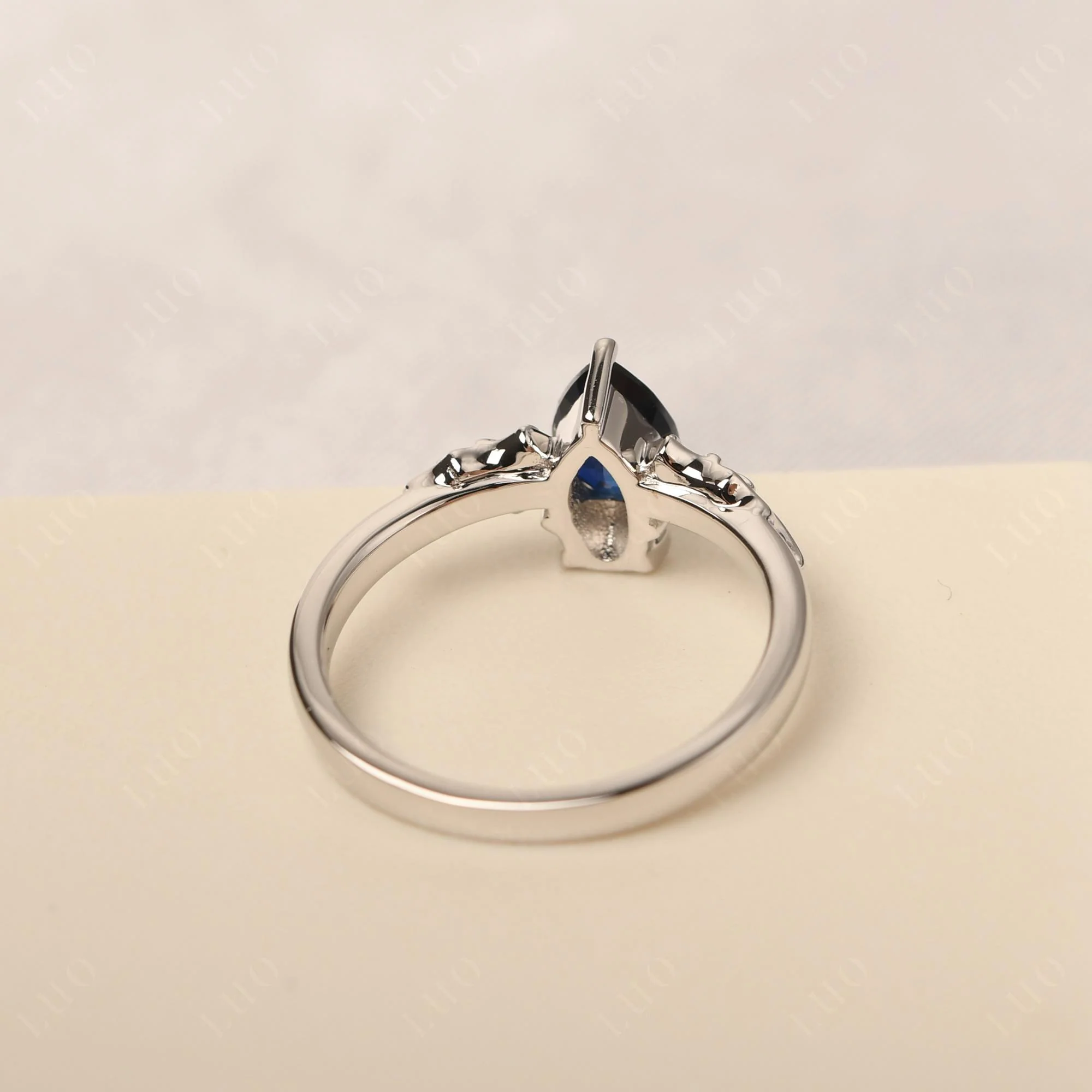 Sapphire Gothic Promise Ring - Image 32