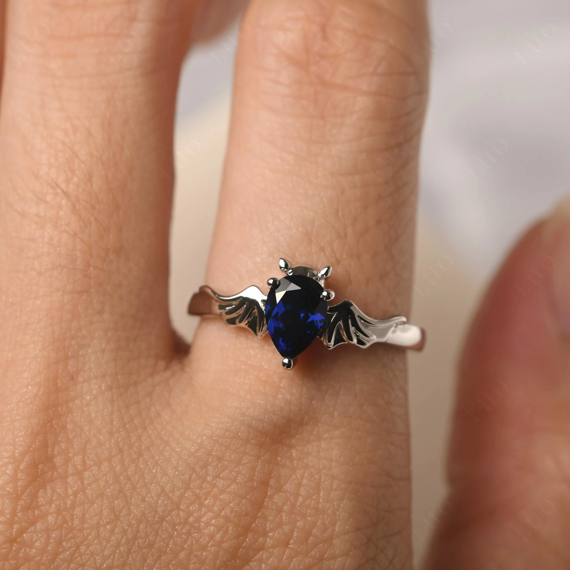 Sapphire Gothic Promise Ring - Image 34