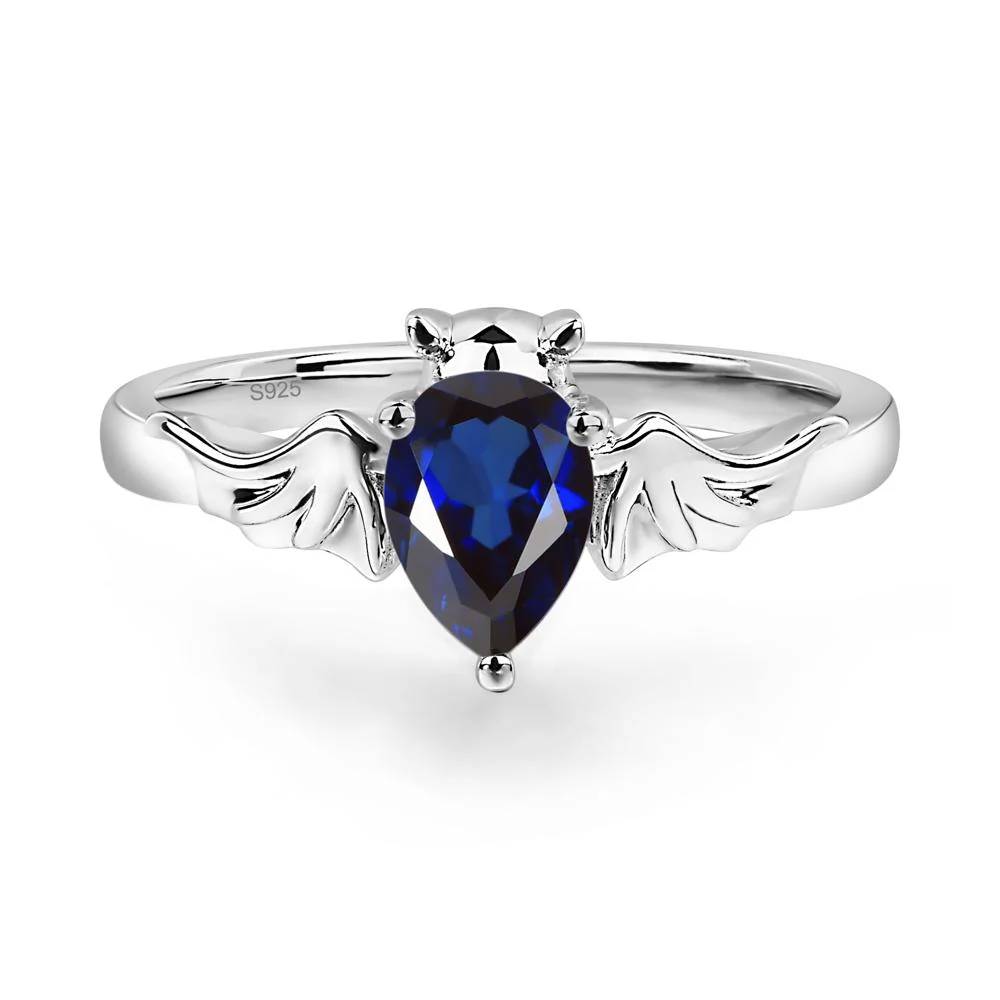 Sapphire Gothic Promise Ring - Image 6