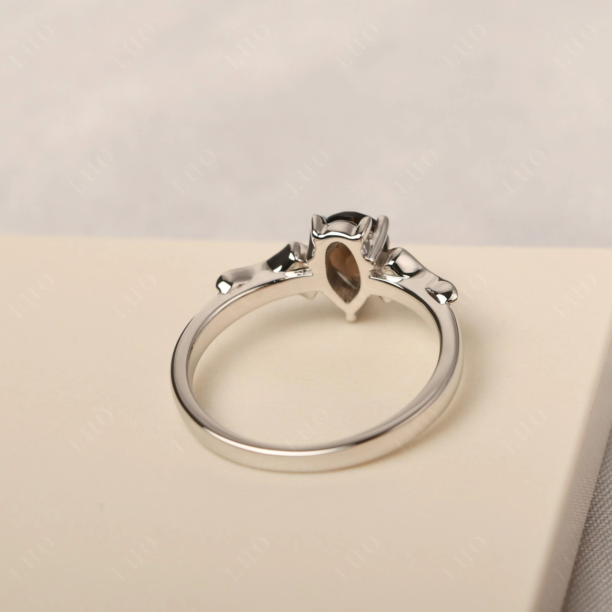 Smoky Quartz Bat Engagement Ring - Image 31
