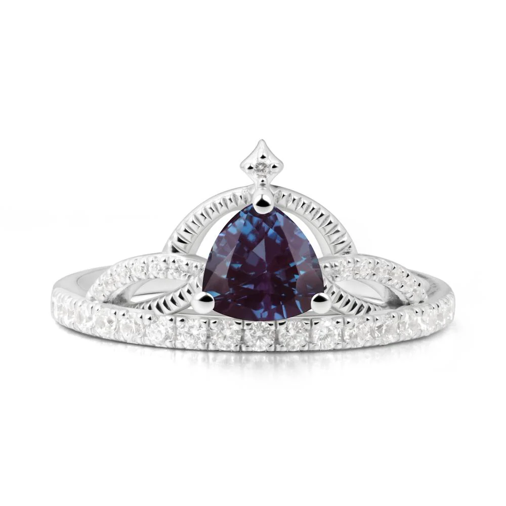 Tiara Alexandrite Engagement Ring - Image 2