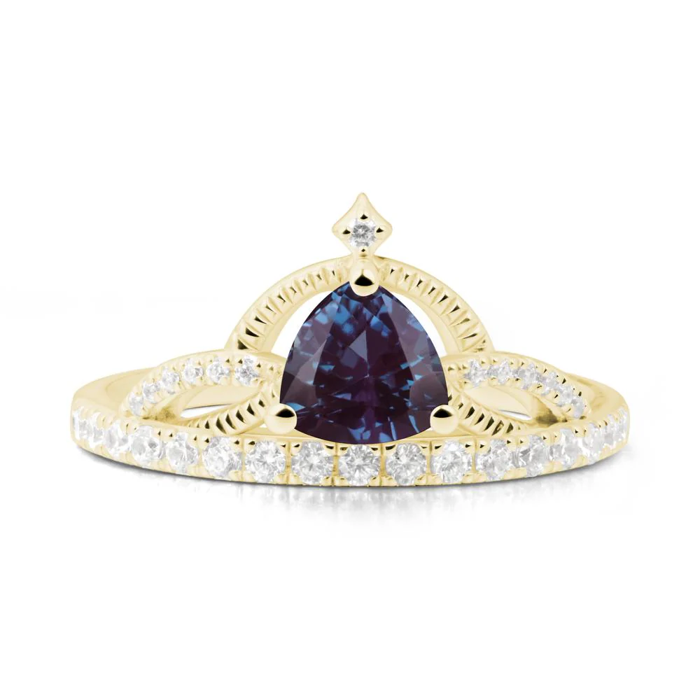 Tiara Alexandrite Engagement Ring - Image 3