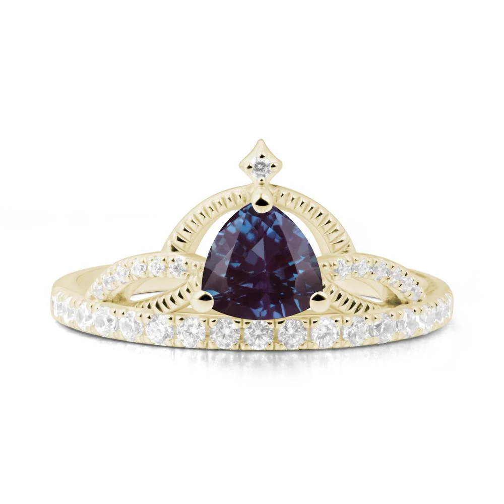 Tiara Alexandrite Engagement Ring - Image 8