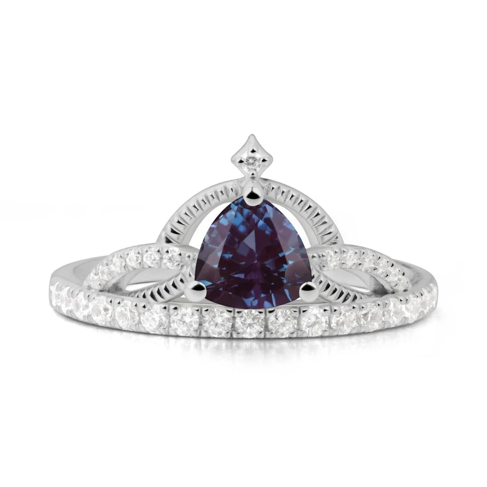 Tiara Alexandrite Engagement Ring - Image 9