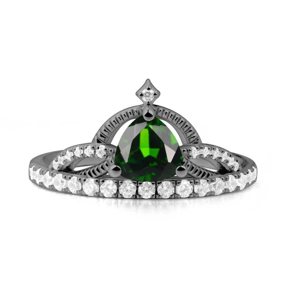 Tiara Diopside Engagement Ring - Image 6