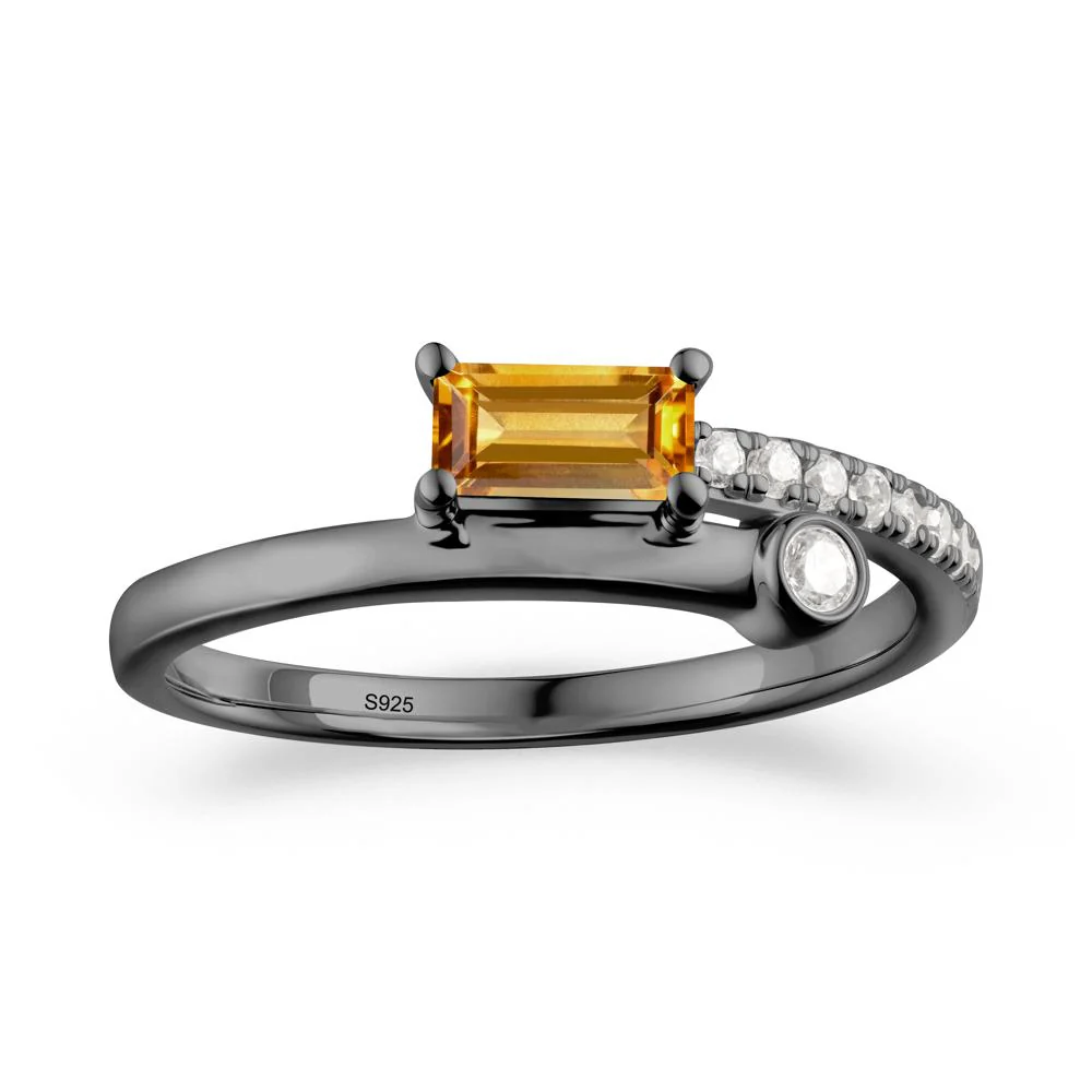 Toi Et Moi Citrine Ring for Women - Image 4