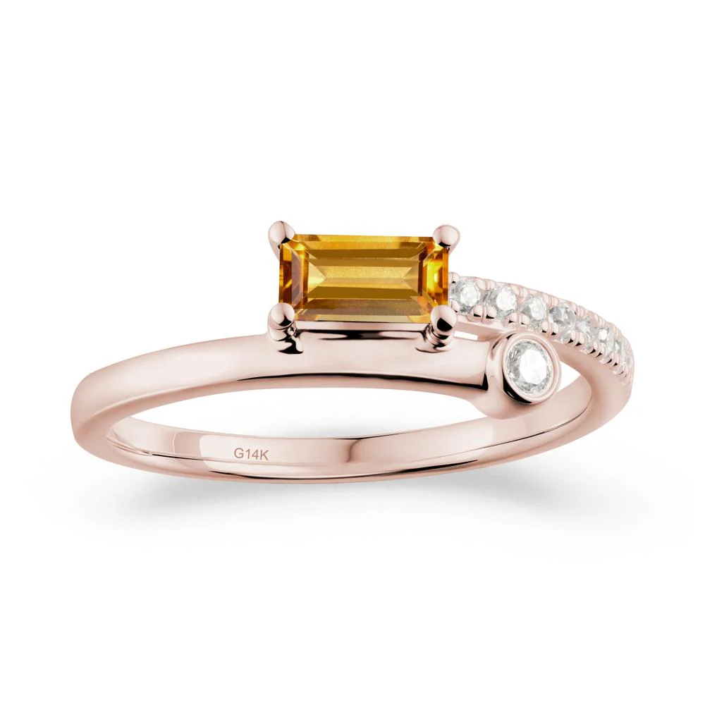 Toi Et Moi Citrine Ring for Women - Image 9
