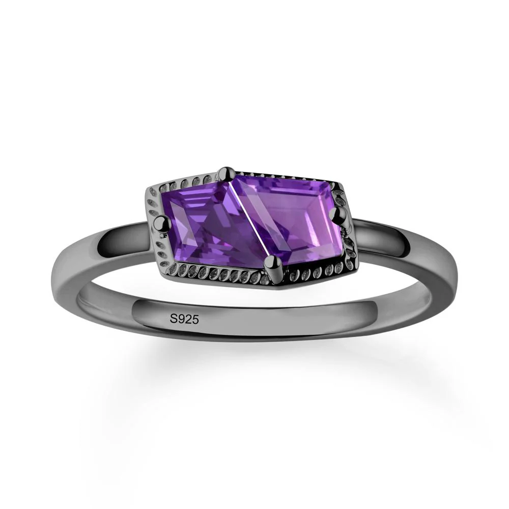 Toi Et Moi Kite Amethyst Ring - Image 7