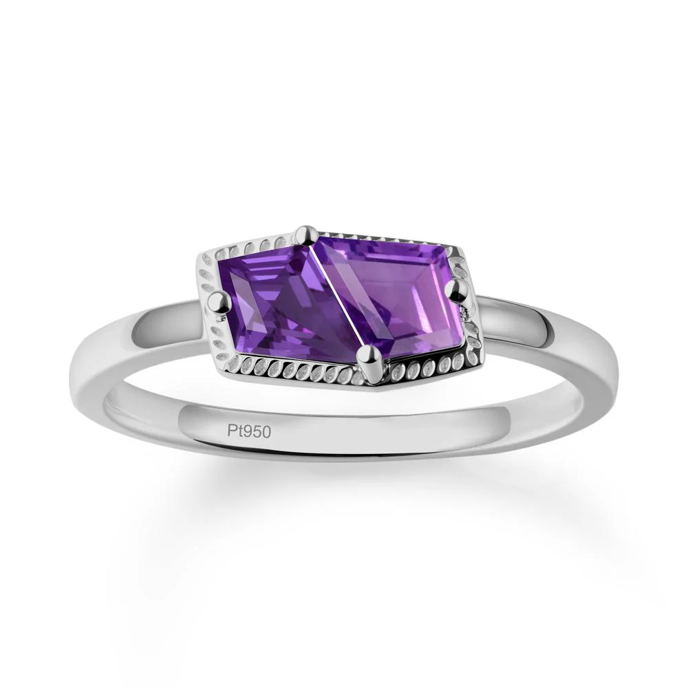 Toi Et Moi Kite Amethyst Ring - Image 8