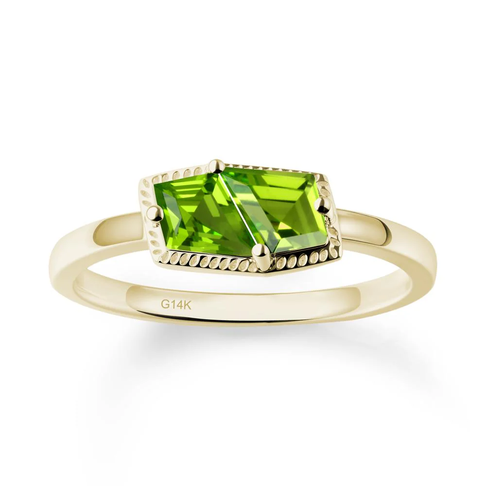 Toi Et Moi Kite Peridot Ring