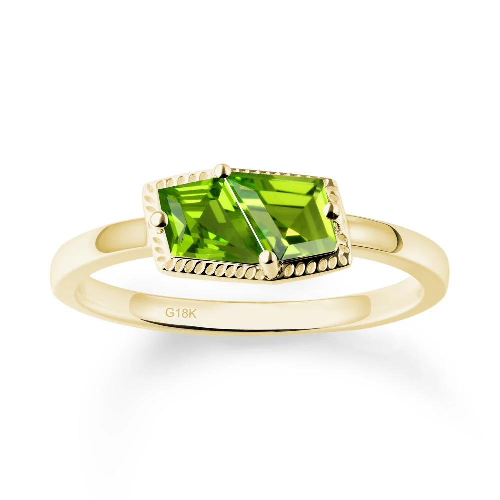 Toi Et Moi Kite Peridot Ring - Image 6