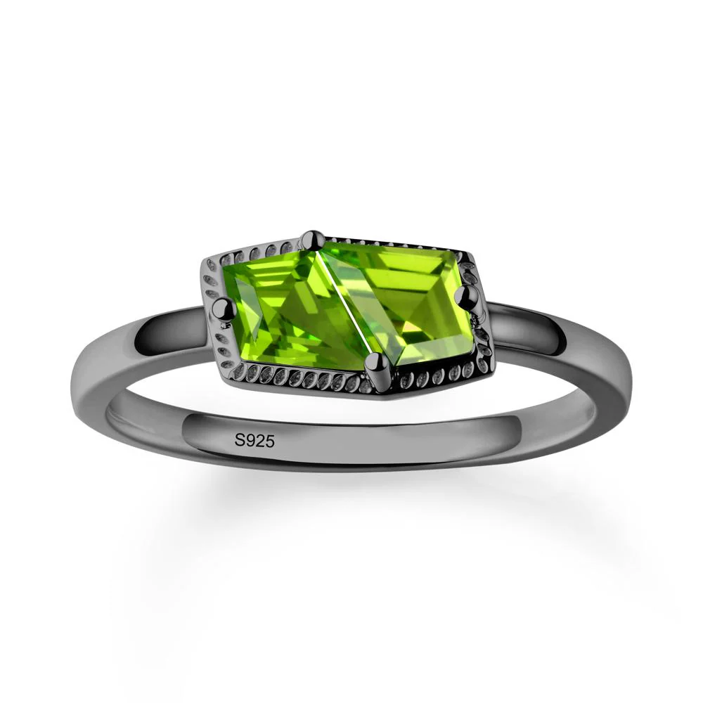 Toi Et Moi Kite Peridot Ring - Image 7