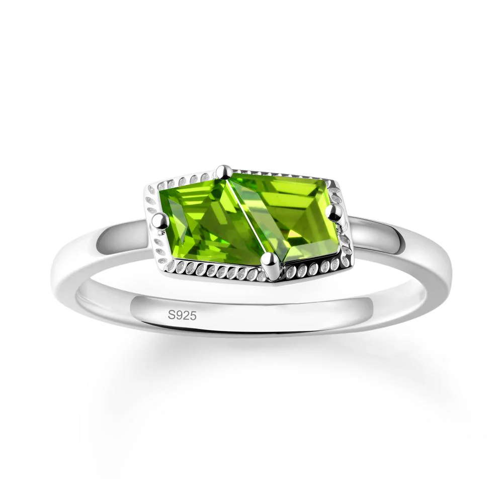 Toi Et Moi Kite Peridot Ring - Image 9